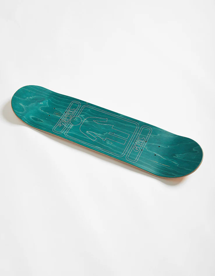 Girl Rowan Khaki to Shacky G052 Skateboard Deck - 8.25" - Image 2
