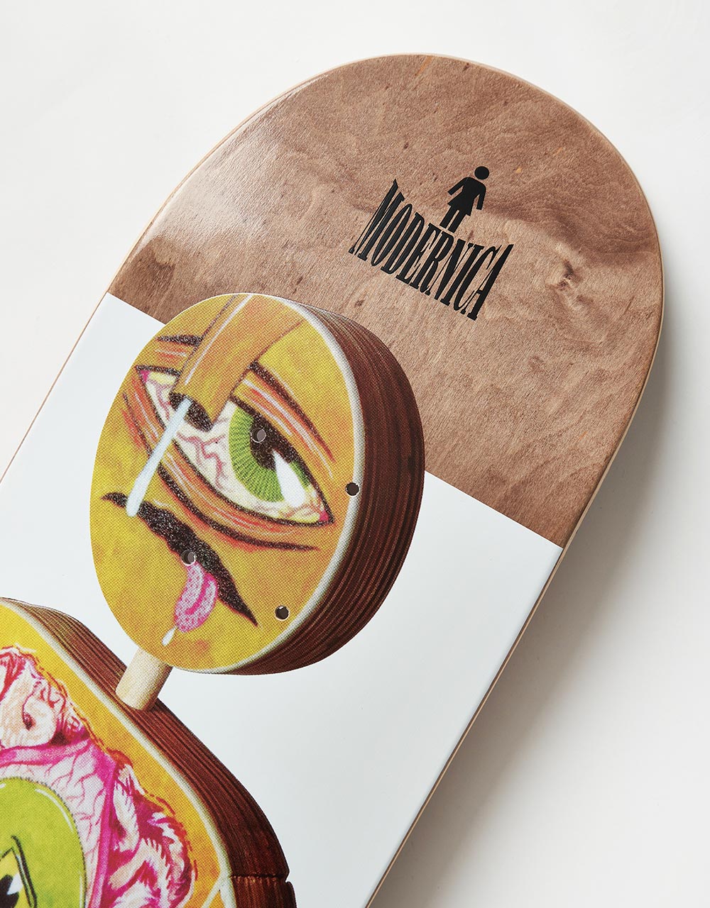 Girl x Ed Templeton x Modernica Breana Wooden OG G045 Skateboard Deck - 8" - Image 5