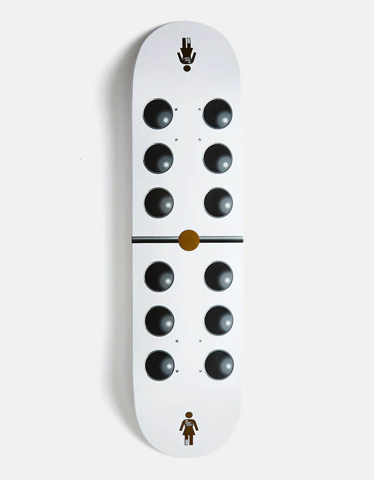 Girl x The Good Life Gass Bones 'TWIN TIP' G080 Skateboard Deck - 8"