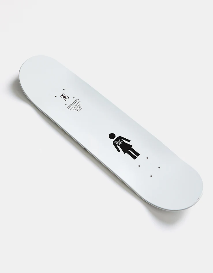 Girl x The Good Life Gass Bones 'TWIN TIP' G080 Skateboard Deck - 8" - Image 3