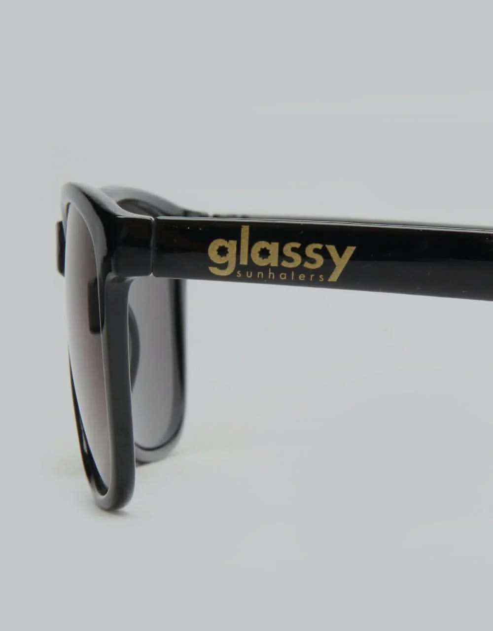 Glassy Sunhater Deric Sunglasses - Black/Blue Mirror - Image 3