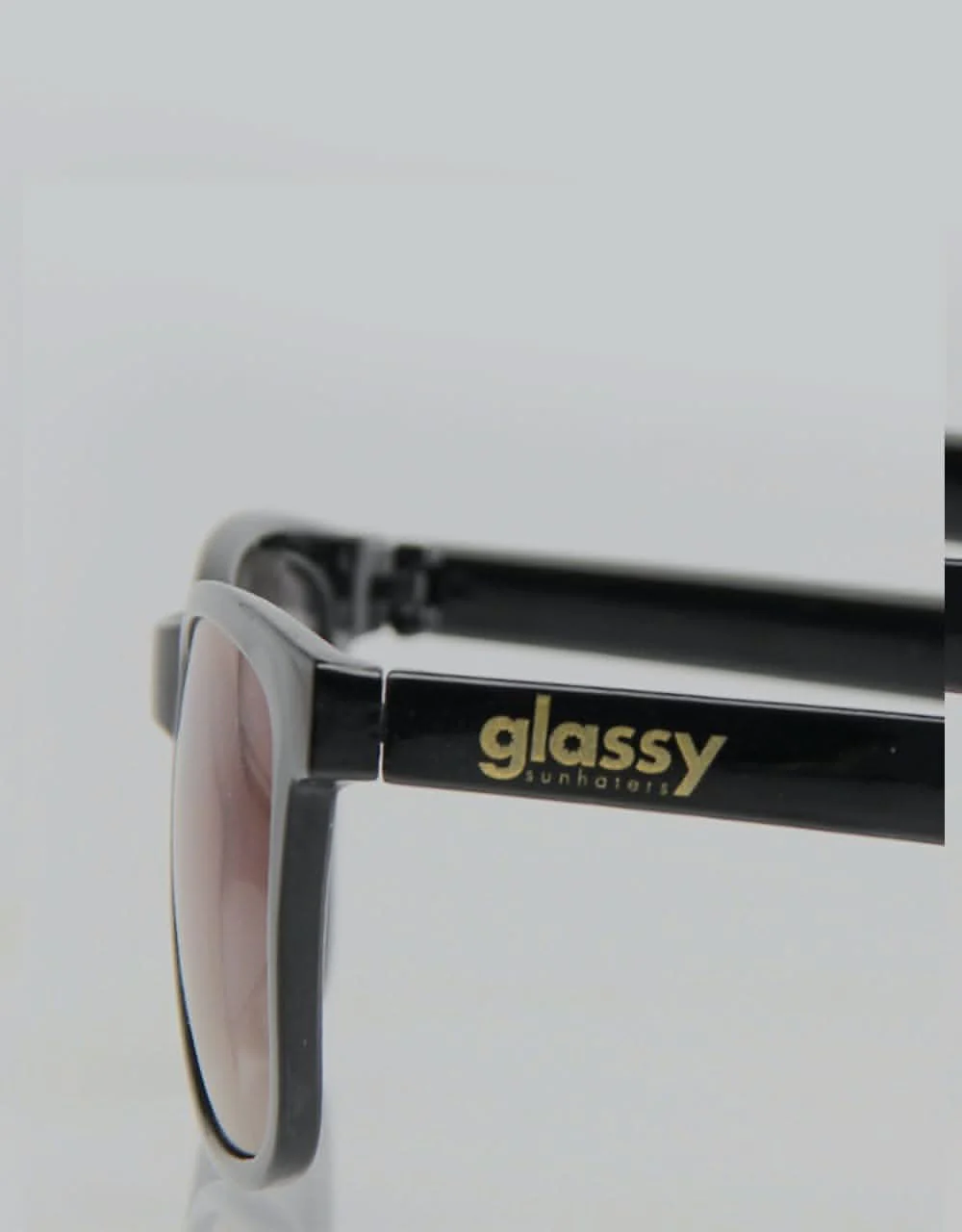 Glassy Sunhater Deric Sunglasses - Black/Blue Mirror - Image 4