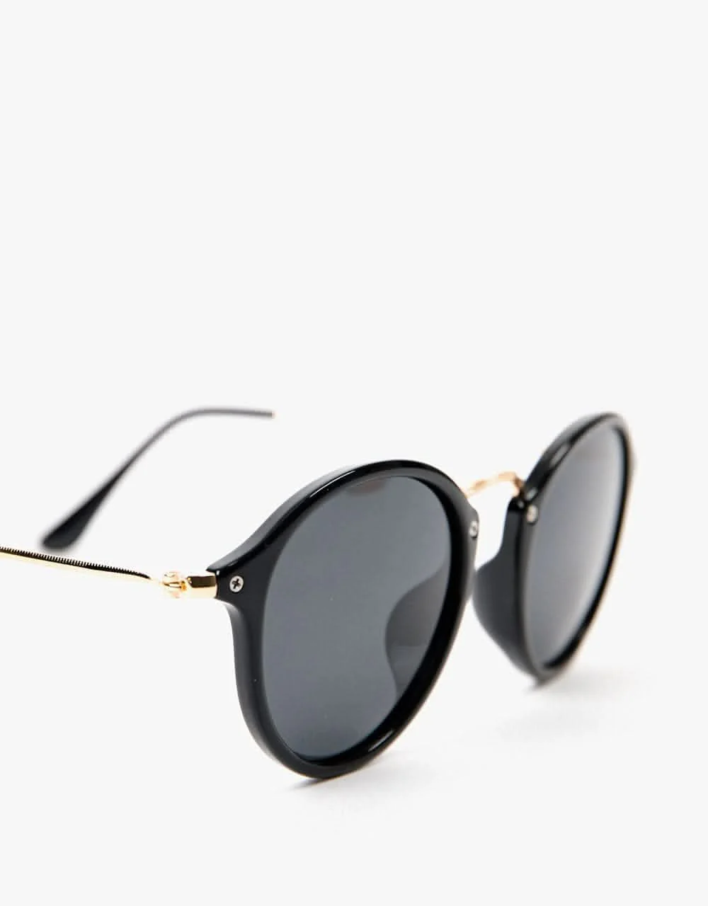 Glassy Sunhater Klein Polarized Sunglasses - Black/Gold - Image 3