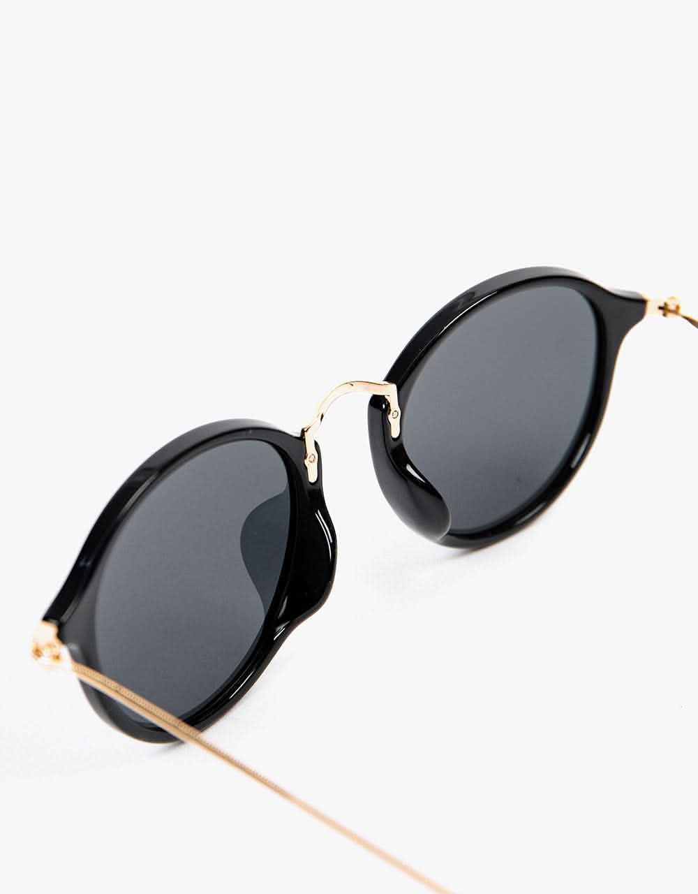 Glassy Sunhater Klein Polarized Sunglasses - Black/Gold - Image 4