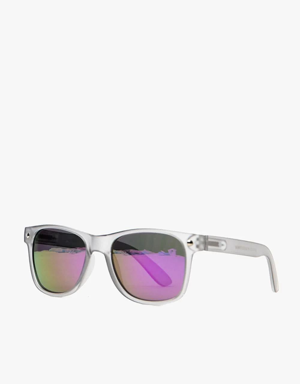 Glassy Sunhater Leonard Polarized Sunglasses - Dark Grey/Purple Mirror - Image 2