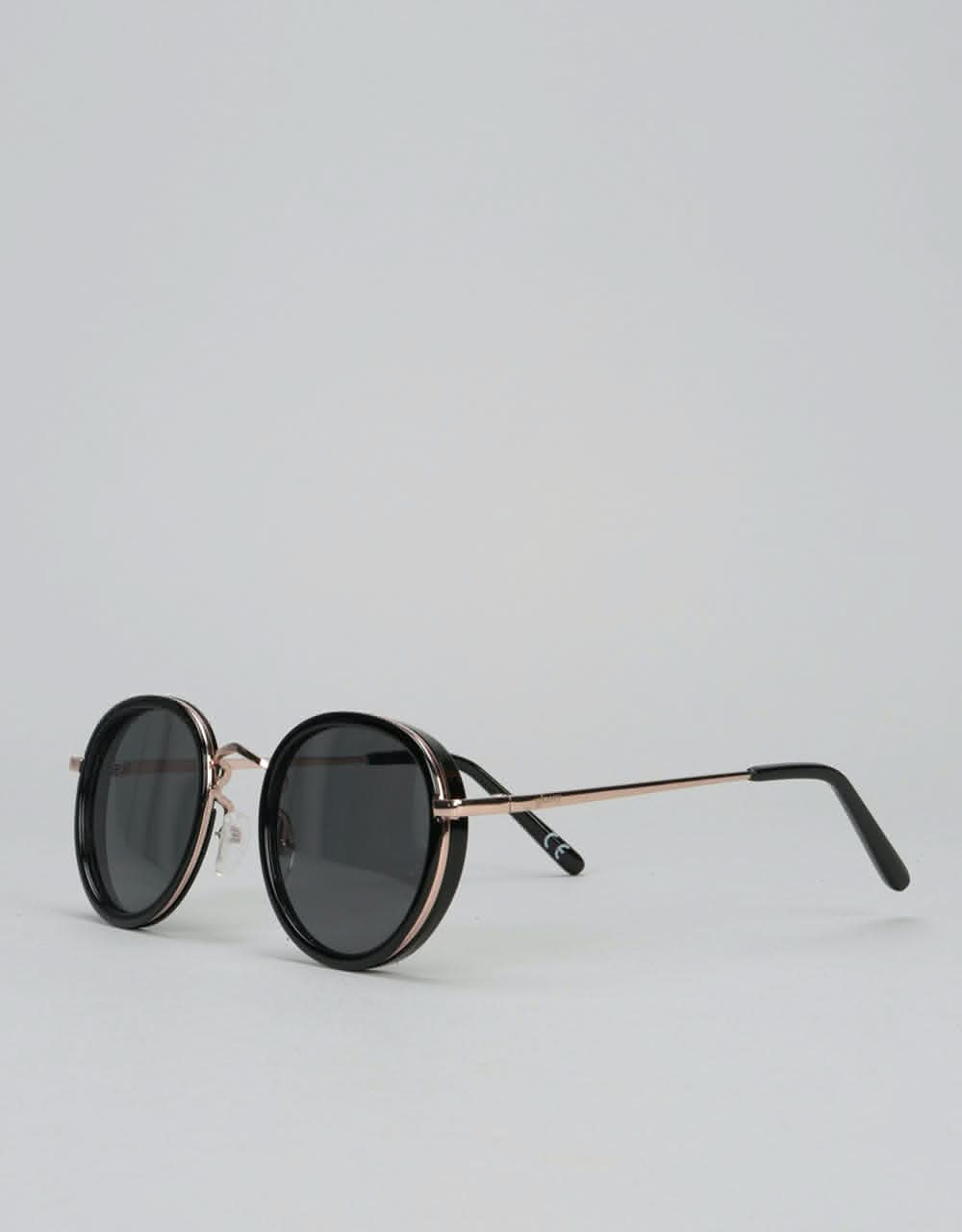 Glassy Sunhater Lincoln Sunglasses - Black/Gold - Image 2