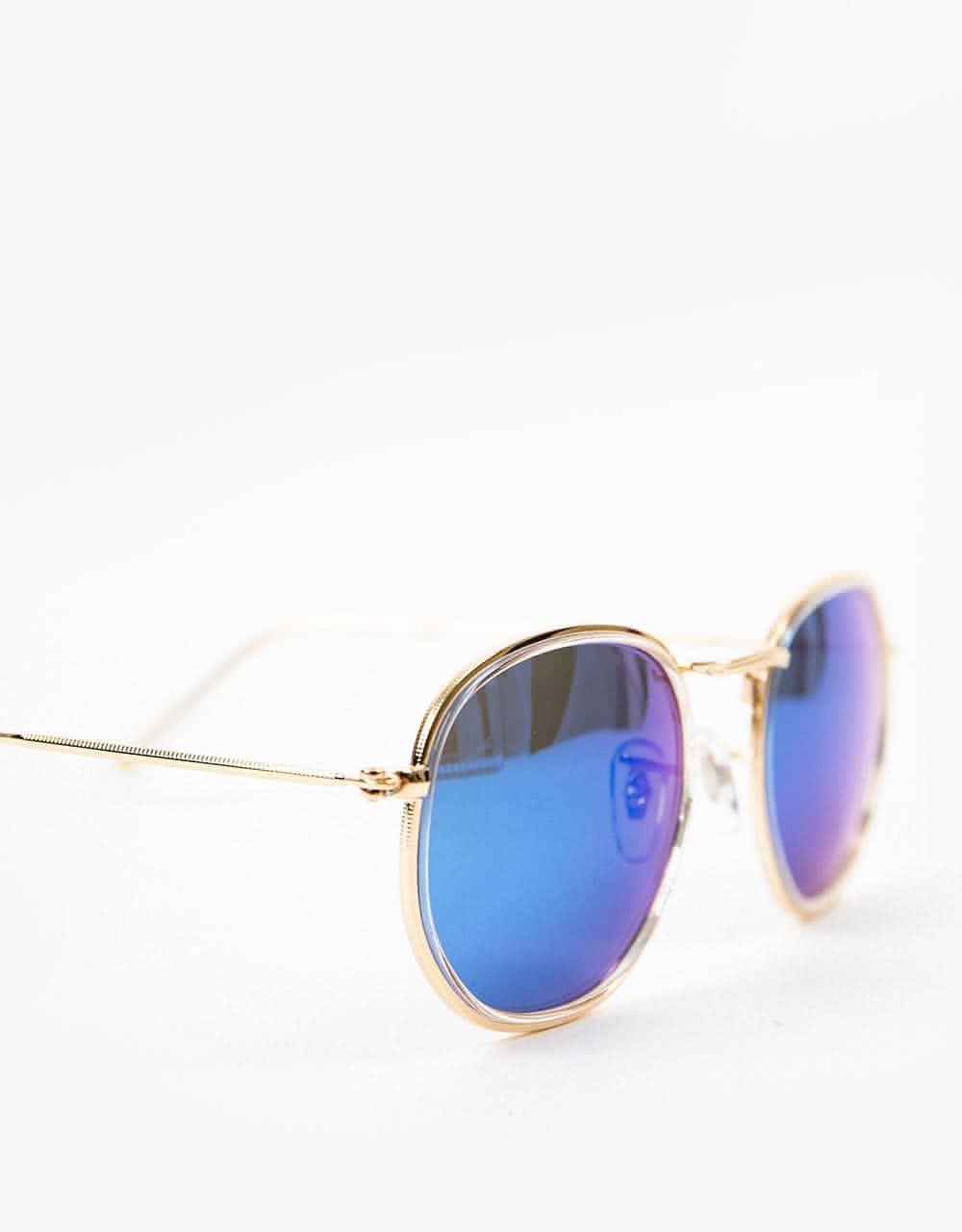 Glassy Sunhaters Hudson Polarized Sunglasses - Clear/Blue Mirror - Image 3