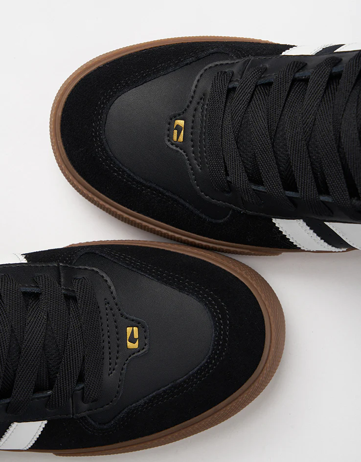 Globe Encore-2 Skate Shoes - Black/White/Tobacco - Image 7