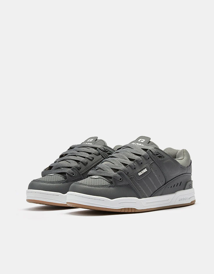 Globe Fusion Skate Shoes - Charcoal/White - Image 3