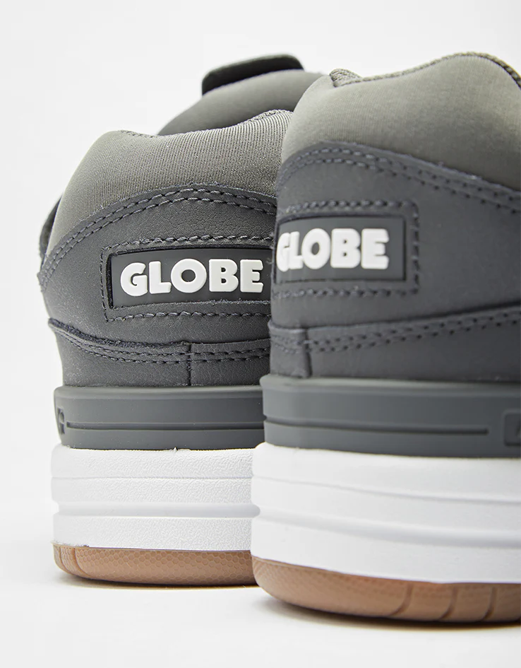 Globe Fusion Skate Shoes - Charcoal/White - Image 5