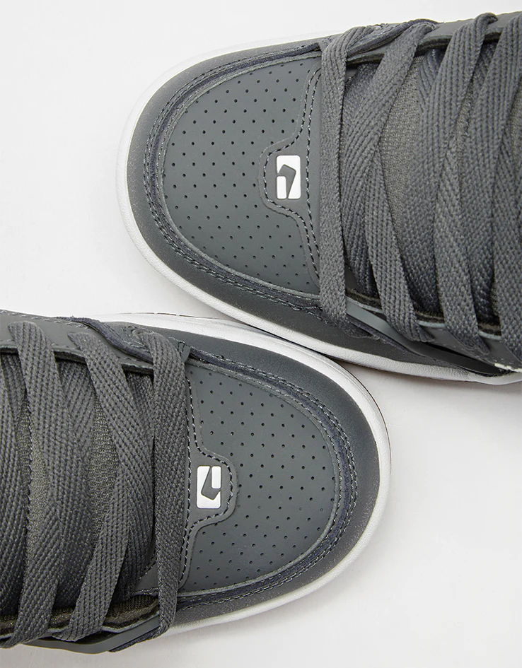Globe Fusion Skate Shoes - Charcoal/White - Image 8