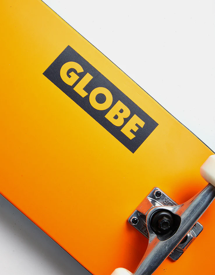 Globe Goodstock Neon Orange Complete Skateboard - 8.125" - Image 2