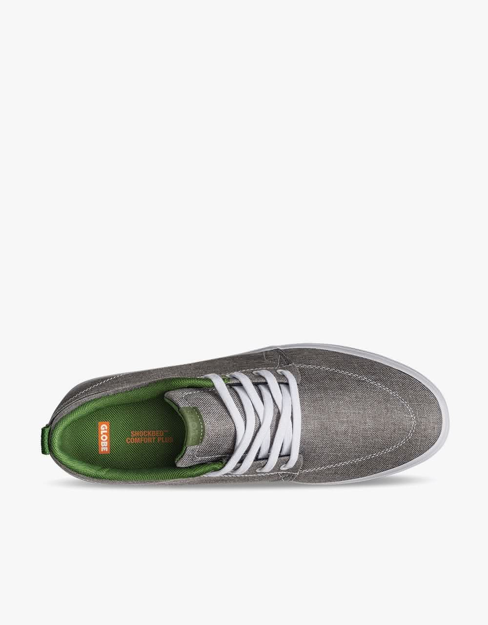 Globe GS Chukka Skate Shoes - Grey Chambray Rpet - Image 2