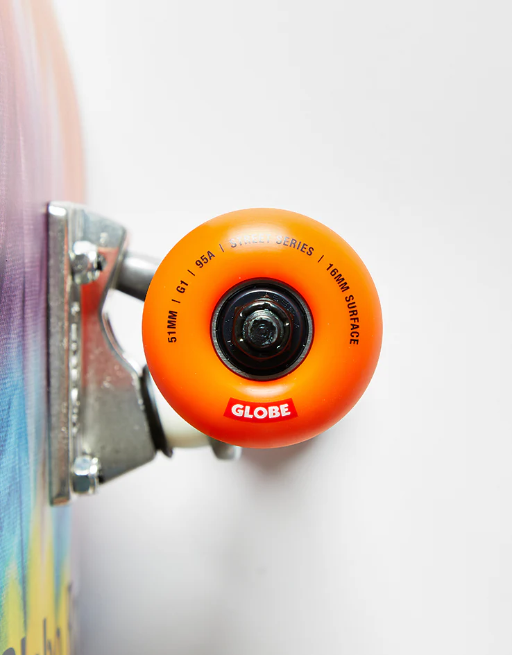 Globe Kids Peace Man Mid Complete Skateboard - 7.6" - Image 4