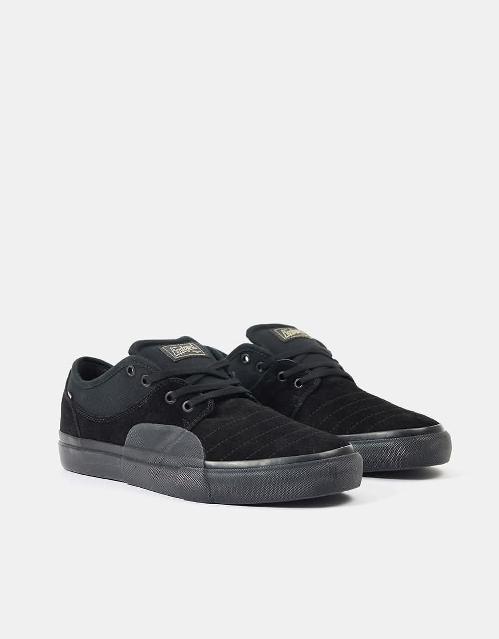 Globe Mahalo Plus Skate Shoes - Black/Black Wrap - Image 2