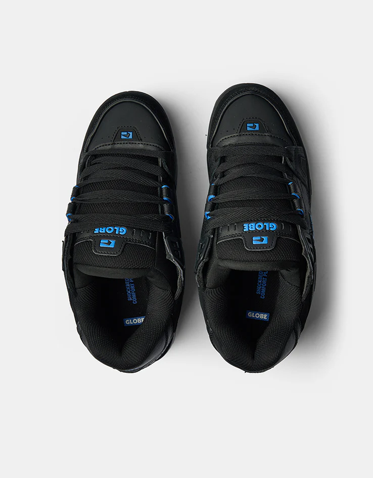 Globe Sabre Skate Shoes - Onyx/Blue - Image 2