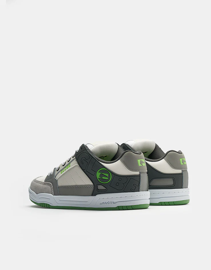 Globe Tilt Skate Shoes - Lunar/Grey/Green - Image 4
