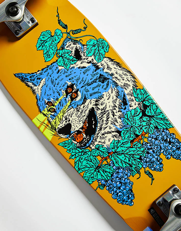 Globe x Hirotten Big Blazer Lazer Wolf Cruiser Skateboard - 9.125" - Image 3