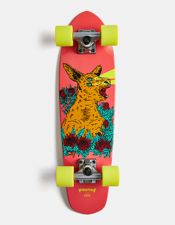 Globe x Hirotten Blazer Lazer Roo Cruiser Skateboard - 7.25"
