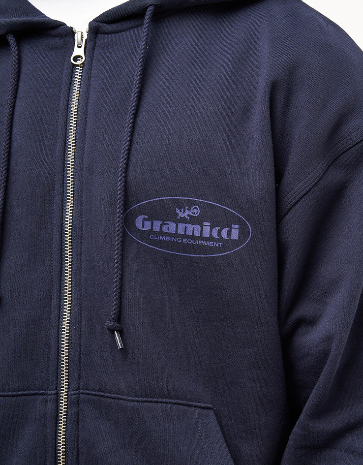 Gramicci Climbing Equipment Zip Hoodie - Navy - Image 5