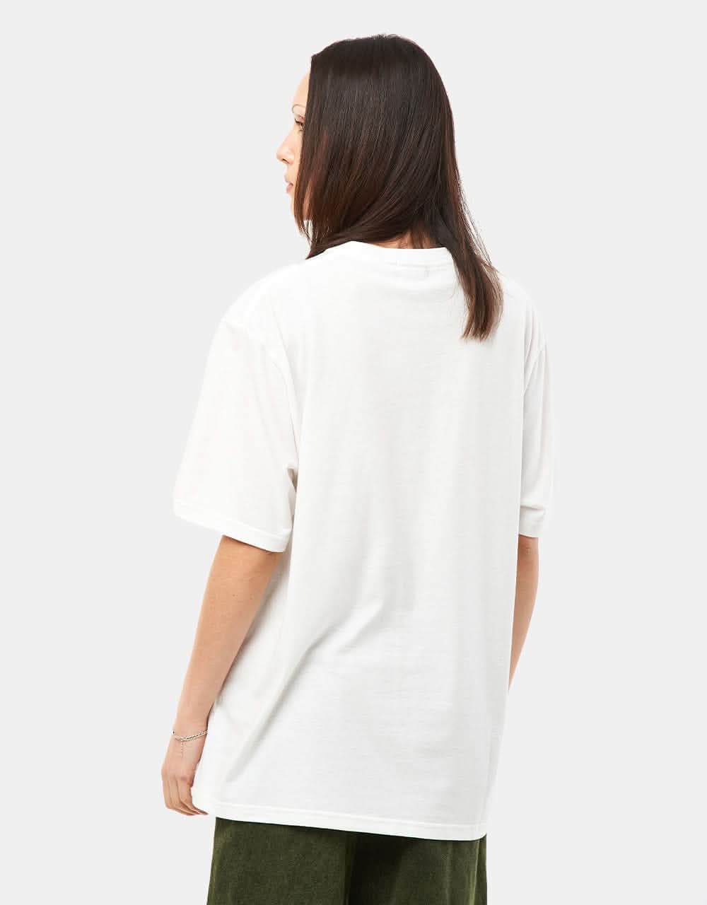 Gramicci One Point Logo Pocket T-Shirt - White - Image 5