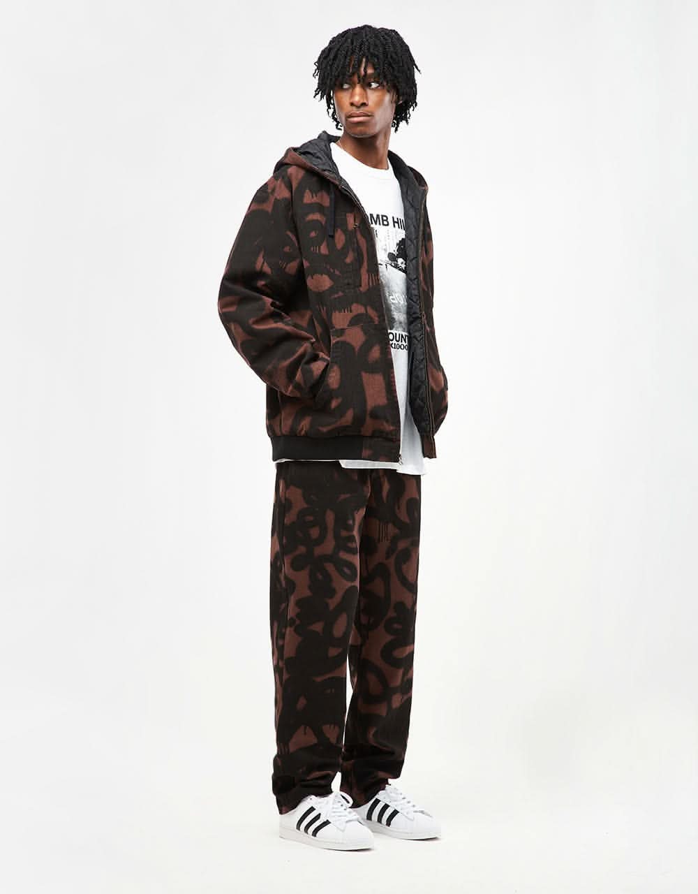 GX1000 Baggy Denim Pant - Sprayed Brown - Image 8