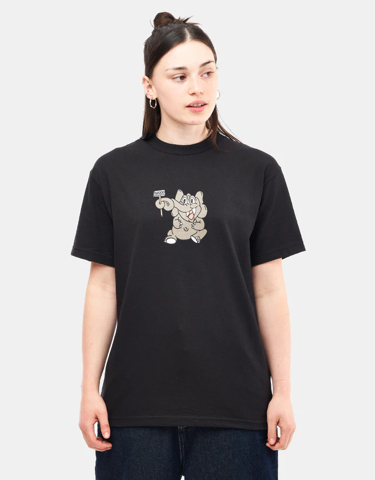 GX1000 Elephant T-Shirt - Black - Image 4