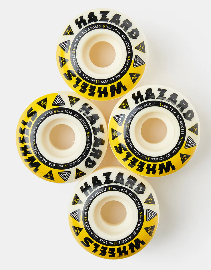 Hazard Meltdown Radial 101a Skateboard Wheels - 51mm - Image 2