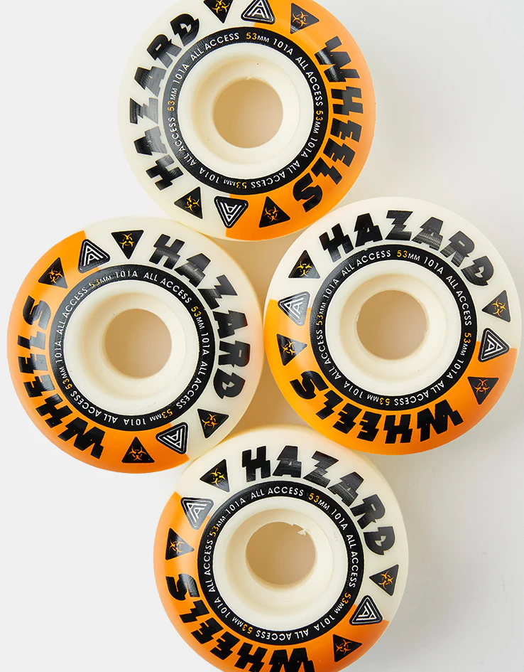 Hazard Meltdown Radial 101a Skateboard Wheels - 53mm - Image 2