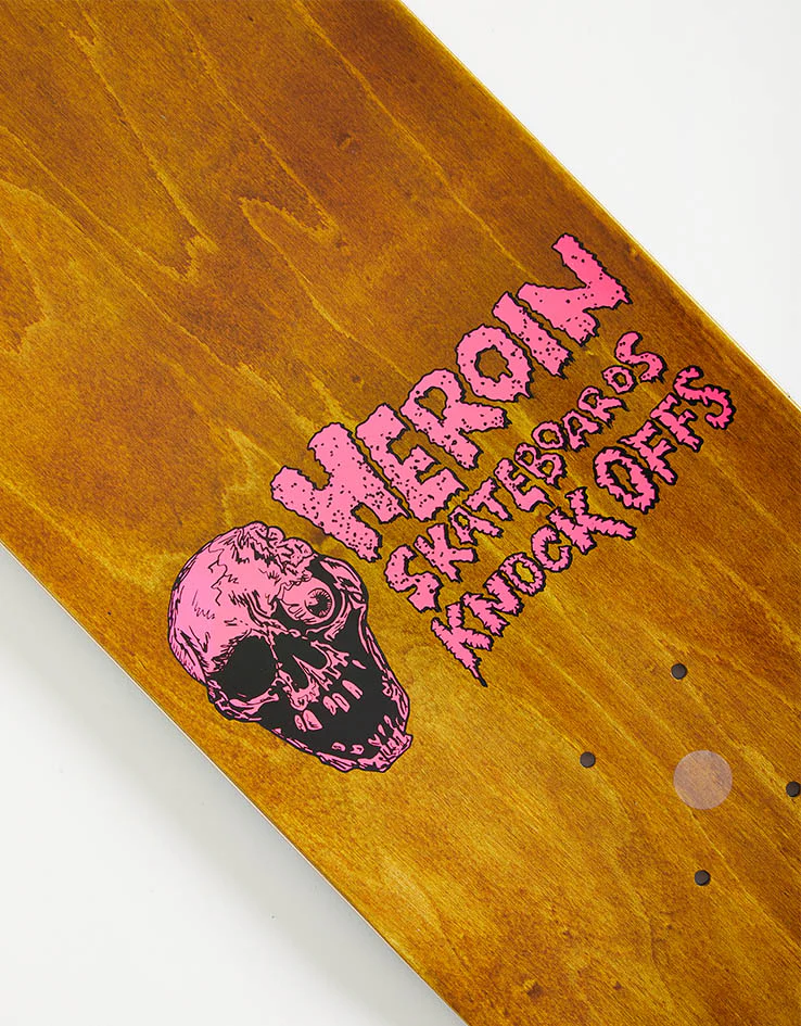 Heroin Aaron Wilson Knock Off Skateboard Deck - 8.5” - Image 4