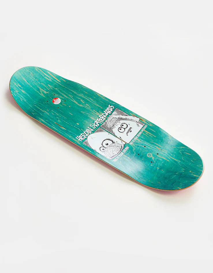 Heroin Brain On Eggs Skateboard Deck - 9.5” - Image 3