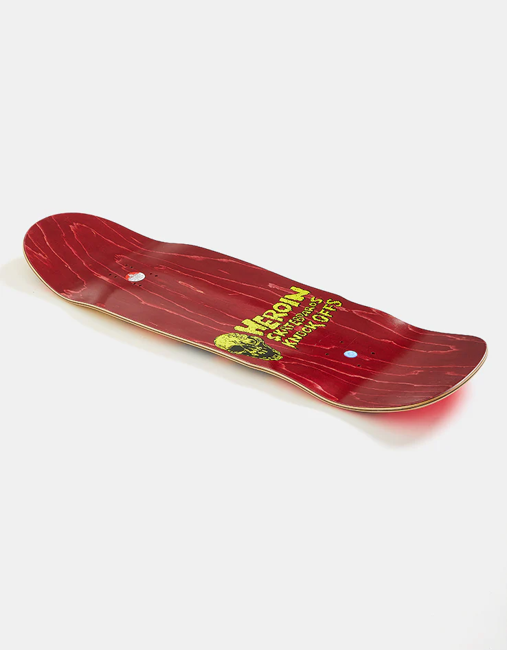 Heroin Dead Dave Knock Off Skateboard Deck - 10.1” - Image 3