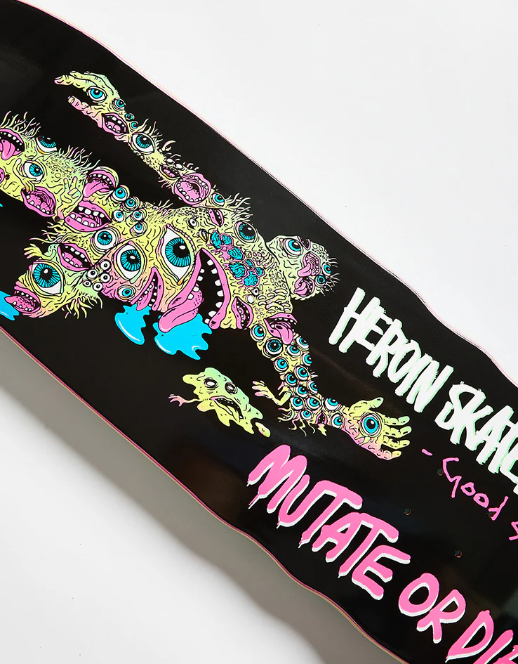 Heroin Mutant Good Shit Skateboard Deck - 9.75" - Image 2