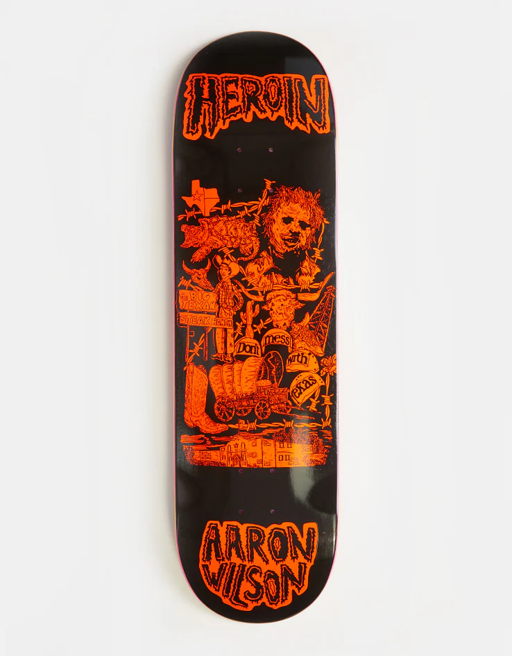 Heroin Wilson Allegory of Fear Skateboard Deck - 8.75”