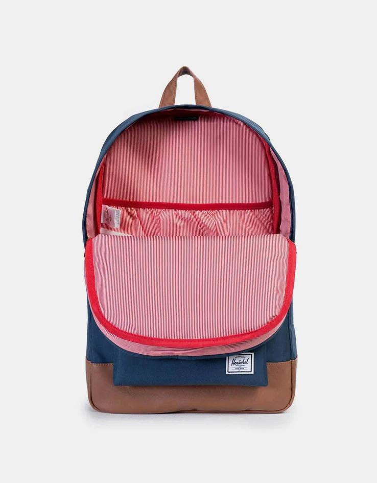 Herschel Supply Co. Heritage Backpack - Navy/Tan - Image 4