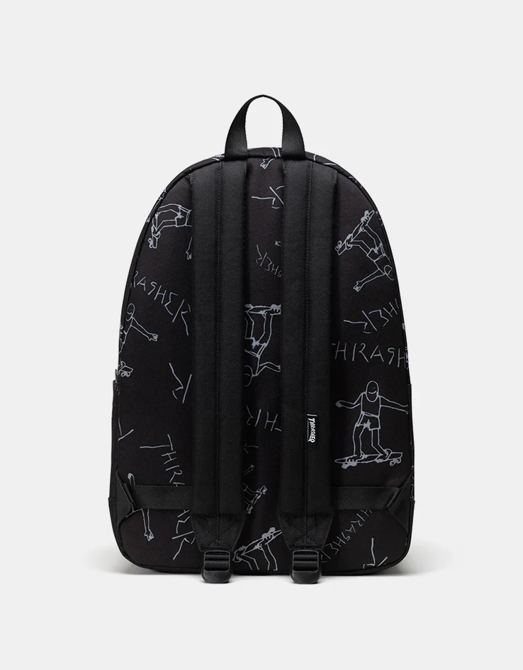 Herschel x Thrasher x Gonz Classic™ XL Backpack - Black - Image 4
