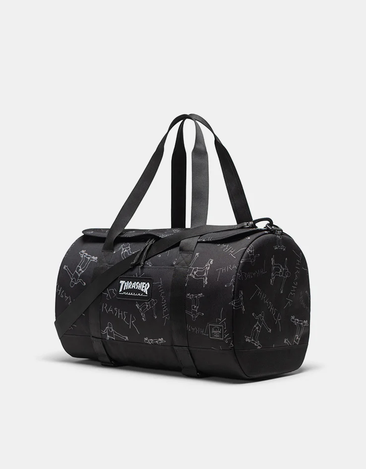 Herschel x Thrasher x Gonz Heritage™ Skate Duffle Bag - Black - Image 2