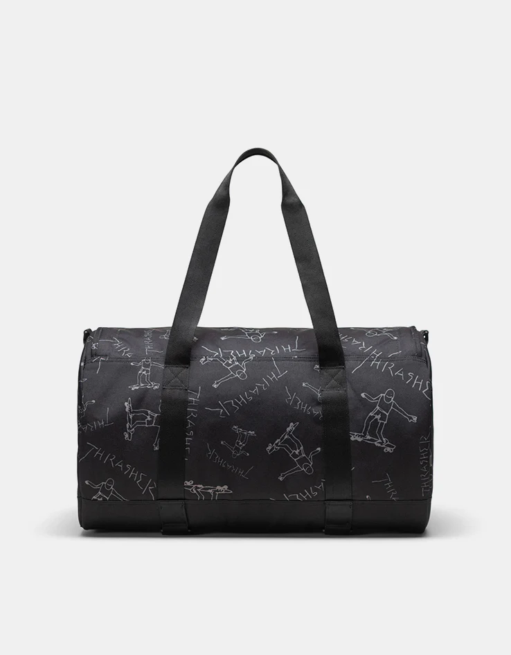 Herschel x Thrasher x Gonz Heritage™ Skate Duffle Bag - Black - Image 3