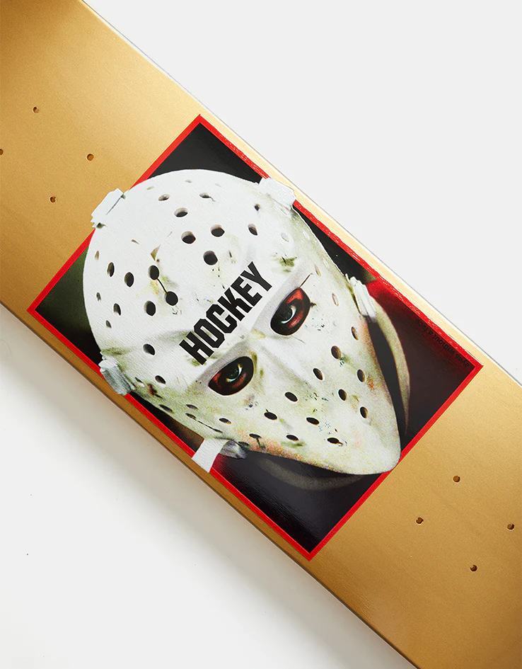 Hockey War on Ice S2 Skateboard Deck - Metallic Gold - Image 3