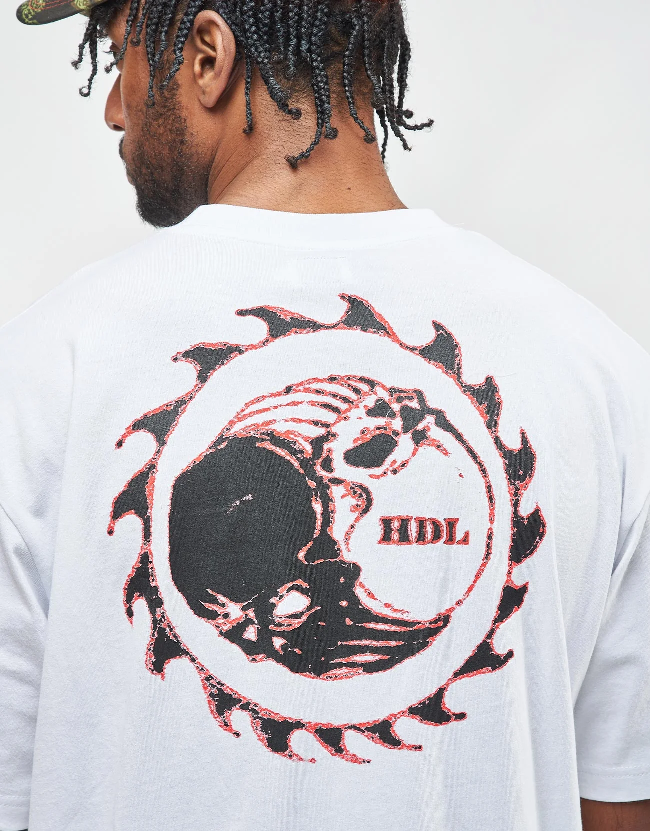 Hoddle Thunderdome Pocket T-Shirt - White - Image 3