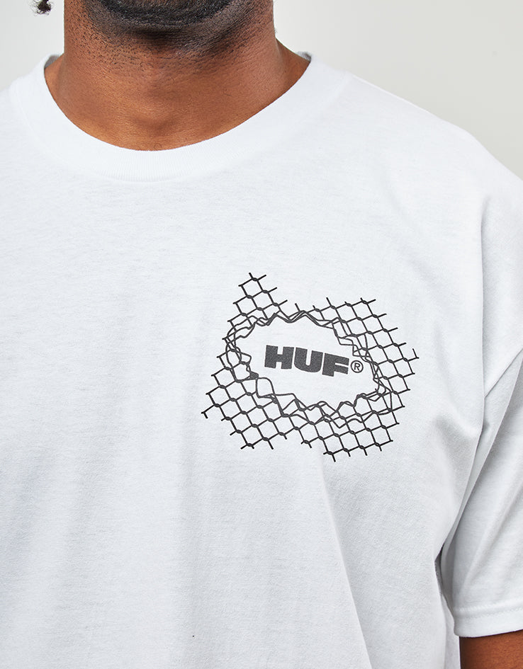 HUF 4 The Dawgs T-Shirt - White - Image 4