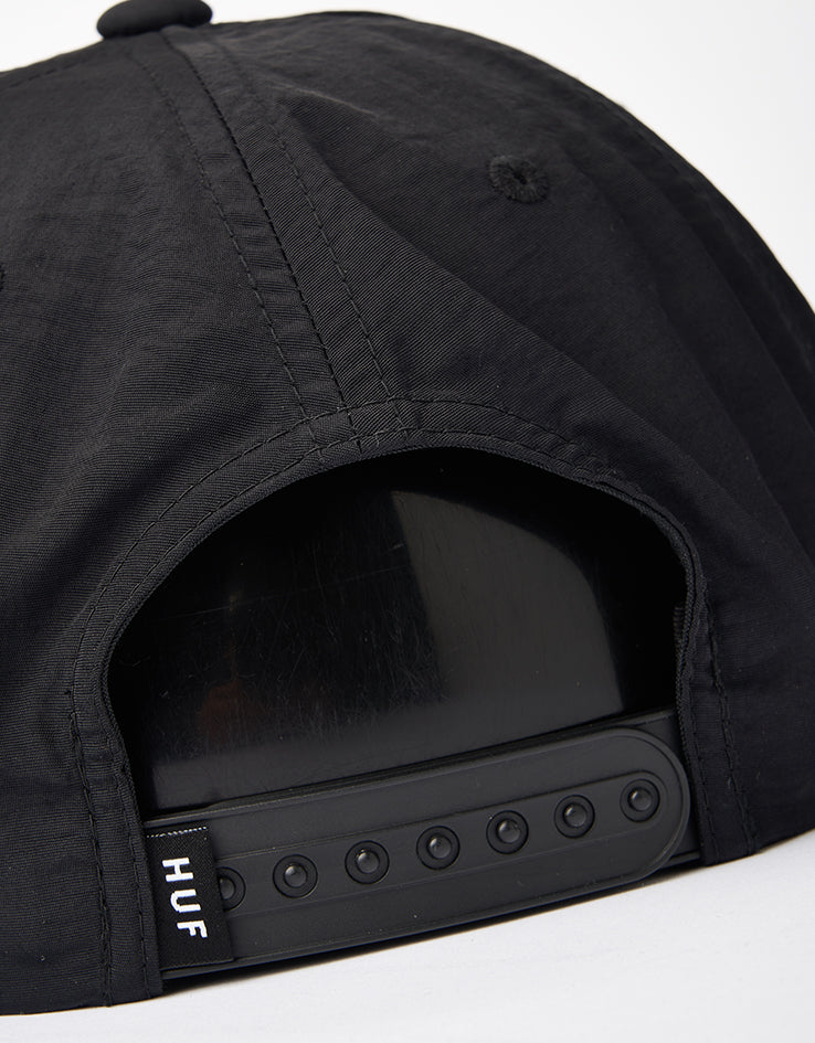 HUF 89 Nylon Snapback Cap - Black - Image 3