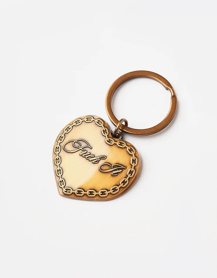 HUF Be Mine Keychain - Gold - Image 2