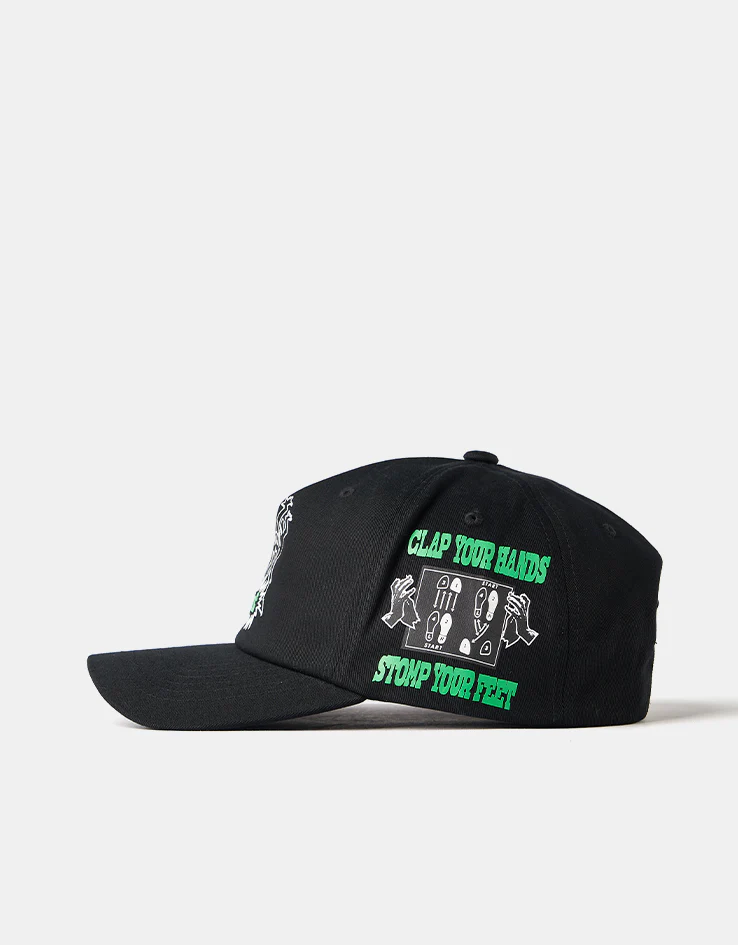 HUF Everybody Get Loose Snapback Cap - Black - Image 2