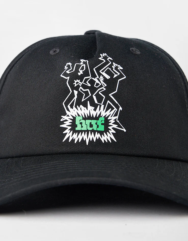 HUF Everybody Get Loose Snapback Cap - Black - Image 4