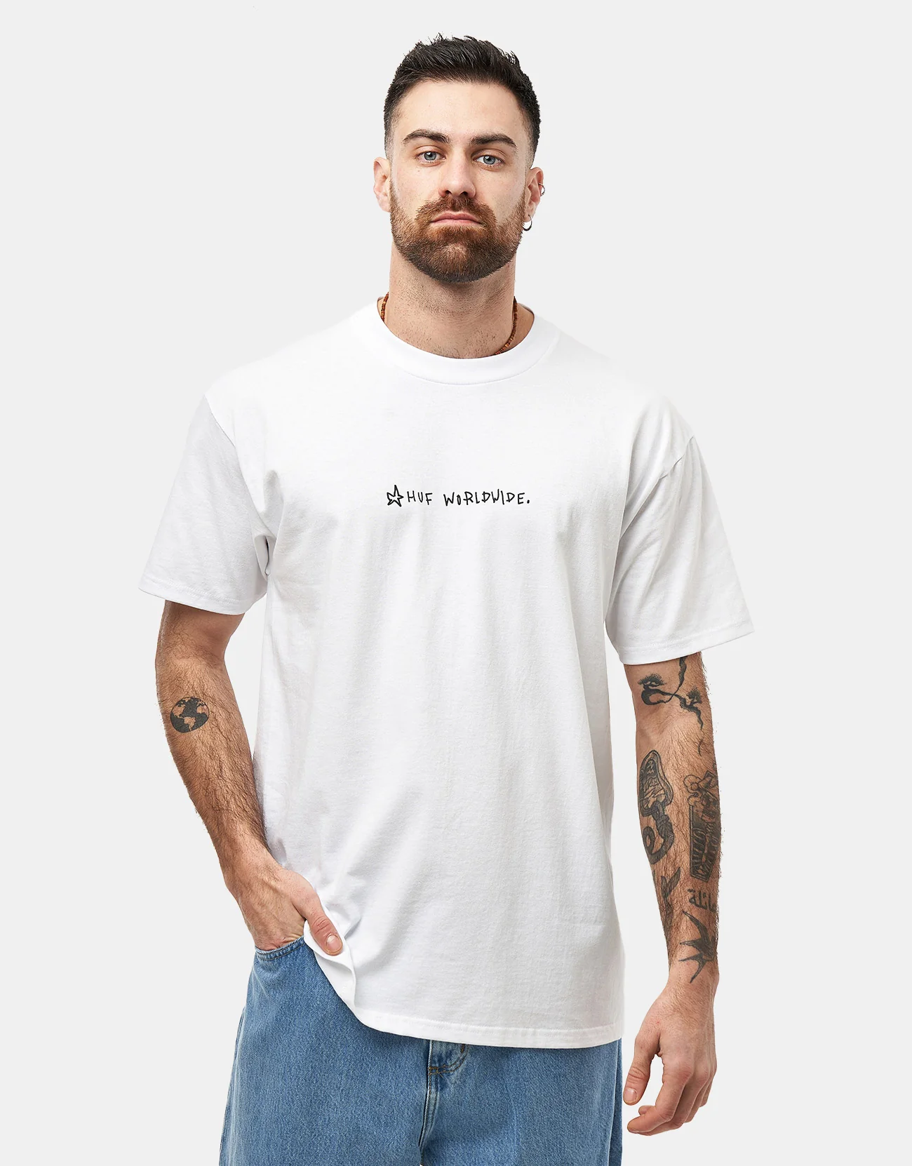 HUF Ferrell T-Shirt - White - Image 2