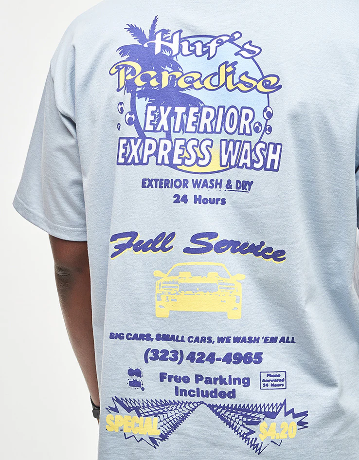 HUF Full Service T-Shirt - Sky - Image 3