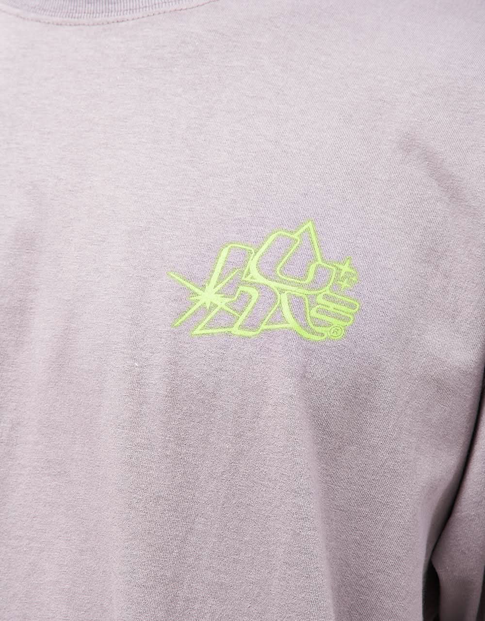 HUF Glow T-Shirt - Light Plum - Image 5