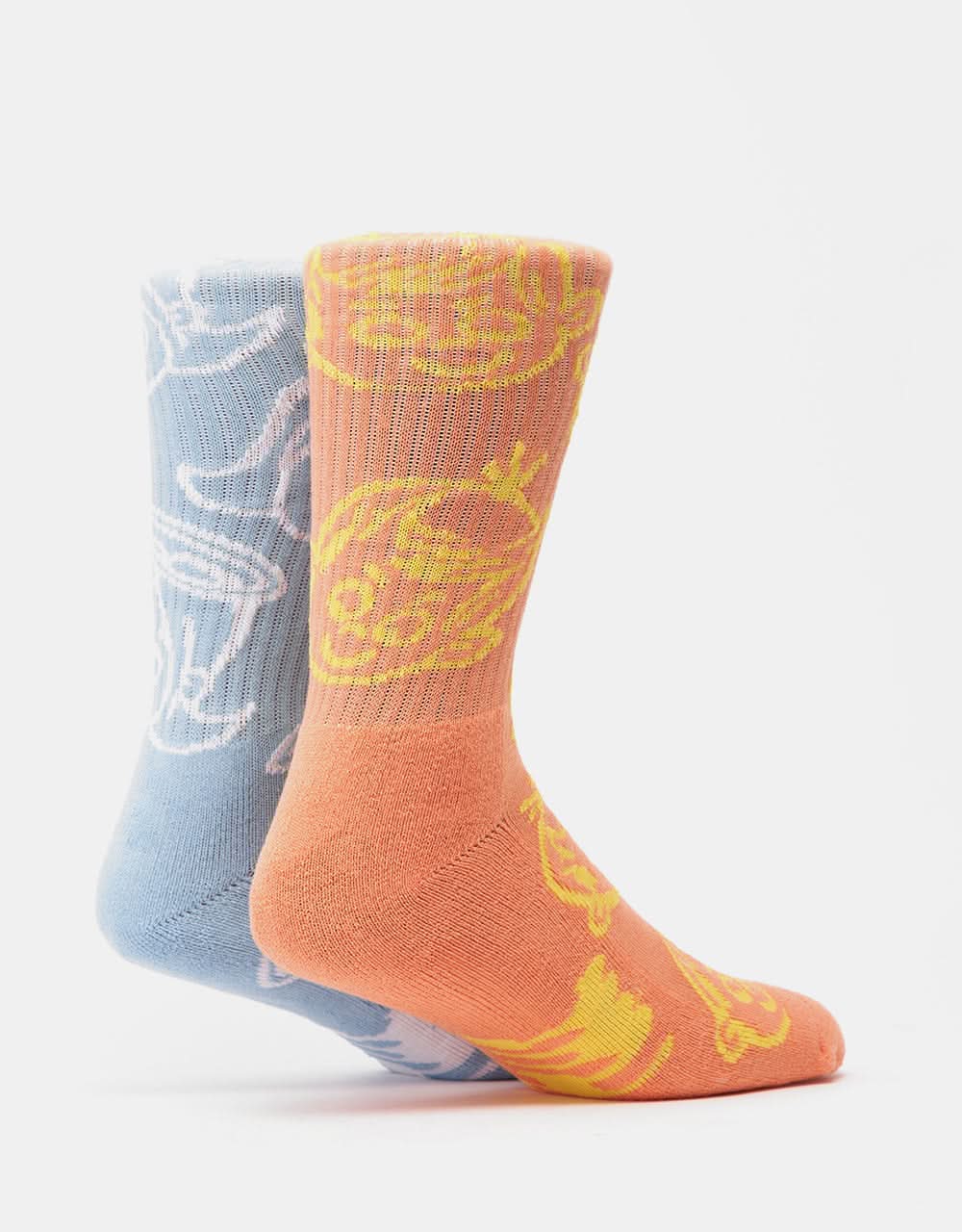 HUF Good N Evil Crew Socks - Multi - Image 2