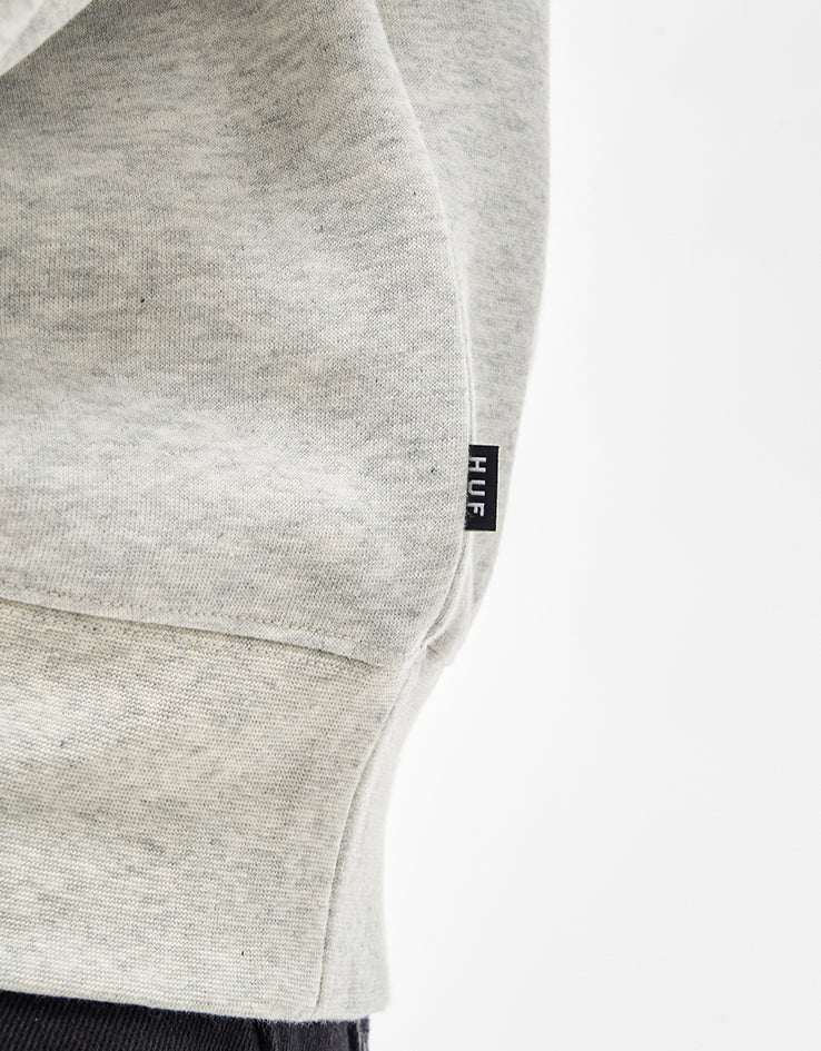 HUF H Bit Crewneck - Ash - Image 4